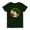 Alex Jones NASA Forest Green Vintage Retro Women's T-Shirt