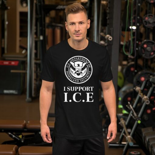 I Support ICE Anti Illegal Immigration T-
