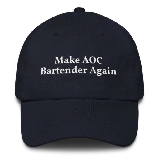 Make AOC Bartender Again Navy Hat