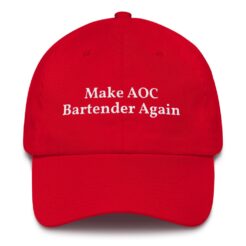 Make AOC Bartender Again Red Hat