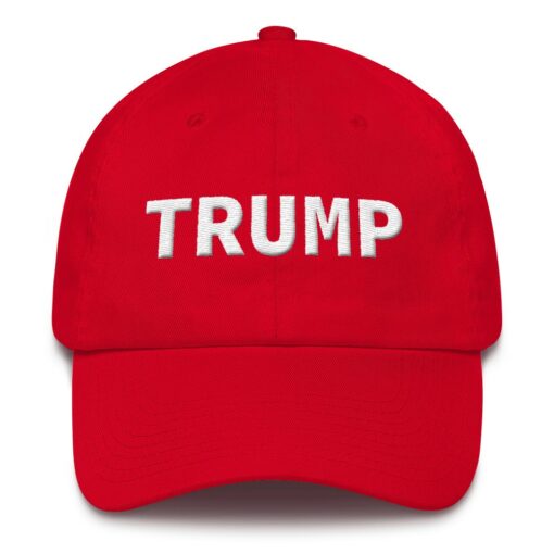 Trump Embroidered Red Hat