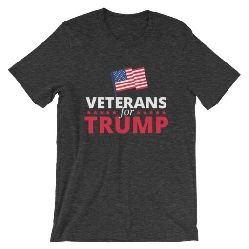 Veterans For Trump 2020 Classic Unisex T-Shirt Dark Heather