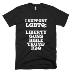 liberty guns bible trump bbq t-shirt