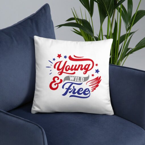 Land of The Free Because of The Brave Pillow 10