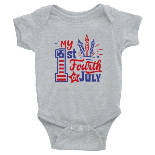 My First 4th of July Infant Bodysuit
