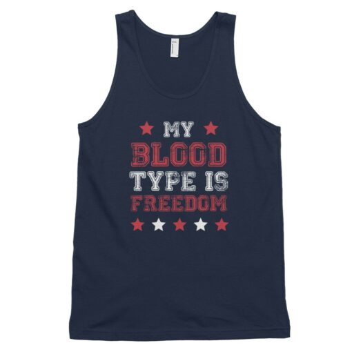 My Blood Type Is Freedom Tank Top 2
