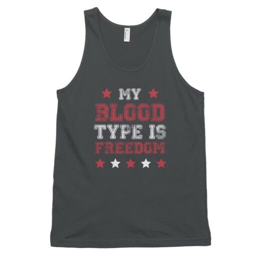 My Blood Type Is Freedom Tank Top 1