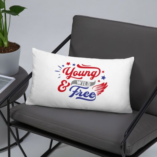 Land of The Free Because of The Brave Pillow 3