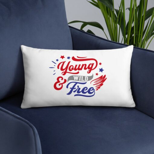 Land of The Free Because of The Brave Pillow 4