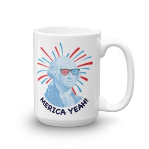 4th of July George Washington Mug - Image 4