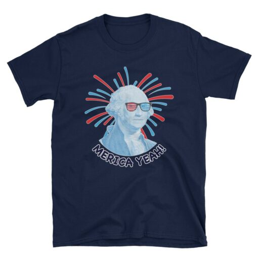 Independence Day George Washington T-Shirt 2