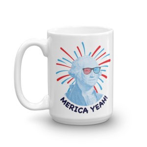 4th of July George Washington Mug - Image 5