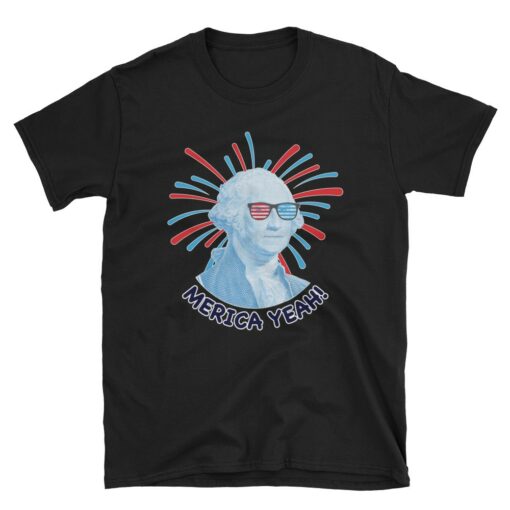 Independence Day George Washington T-Shirt 1