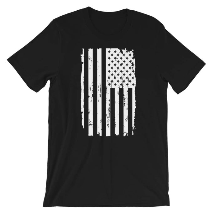 American Distressed Flag T-Shirt | Fifty Stars Apparel