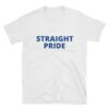 straight pride white t-shirt
