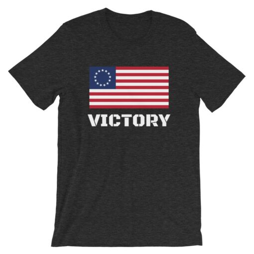 Betsy Ross Flag Victory T-Shirt 2