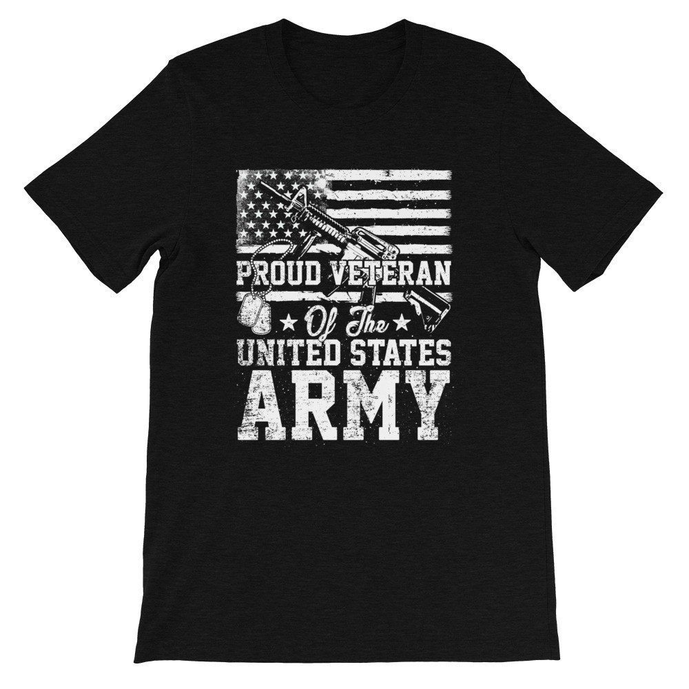 Proud Veteran Of US Army T-Shirt | Fifty Stars Apparel