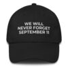9/11 Never Forget Hat