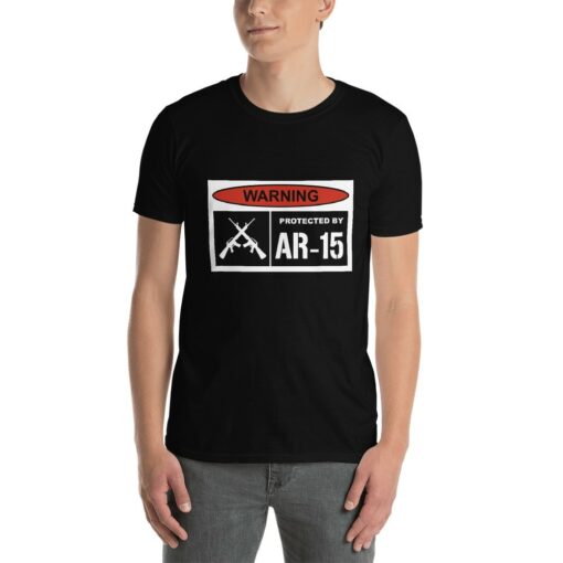 Protected By AR-15 T-Shirt 1