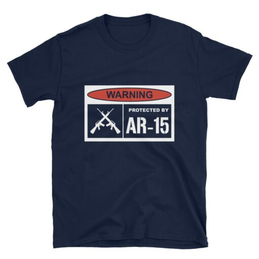 Protected By AR-15 T-Shirt 3