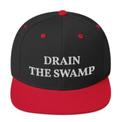 Join President Trump in his efforts to drain the swamp with this Drain The Swamp snapback hat. It's no easy job. Democrats are fighting back and we should support our president to achieve his plan.