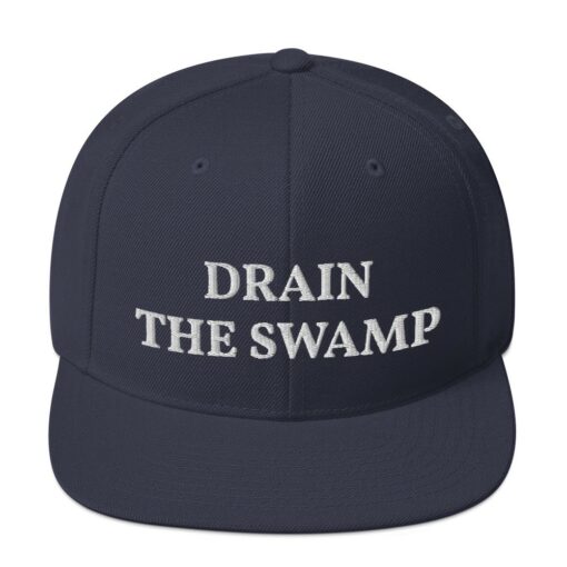 Drain The Swamp Snapback Hat 4