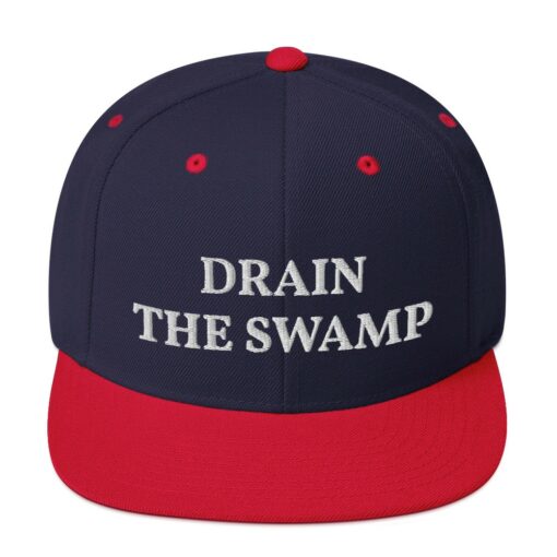 Drain The Swamp Snapback Hat 5