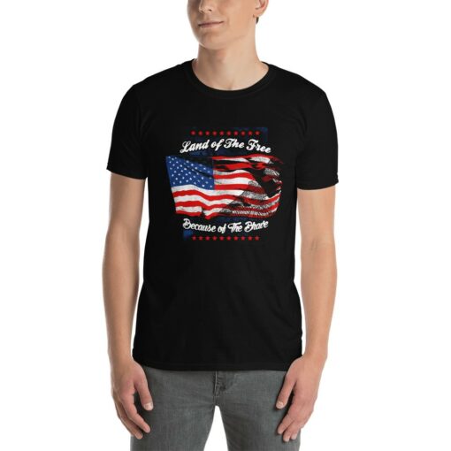 Veteran Land of The Free T-Shirt 1