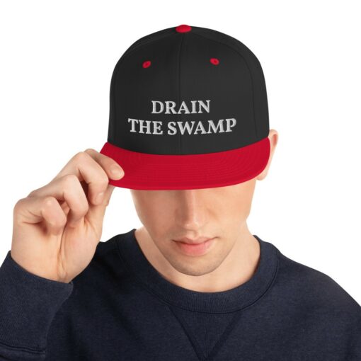 Drain The Swamp Snapback Hat 1
