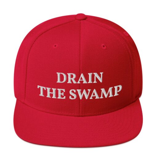 Drain The Swamp Snapback Hat 6