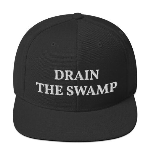 Drain The Swamp Snapback Hat 3