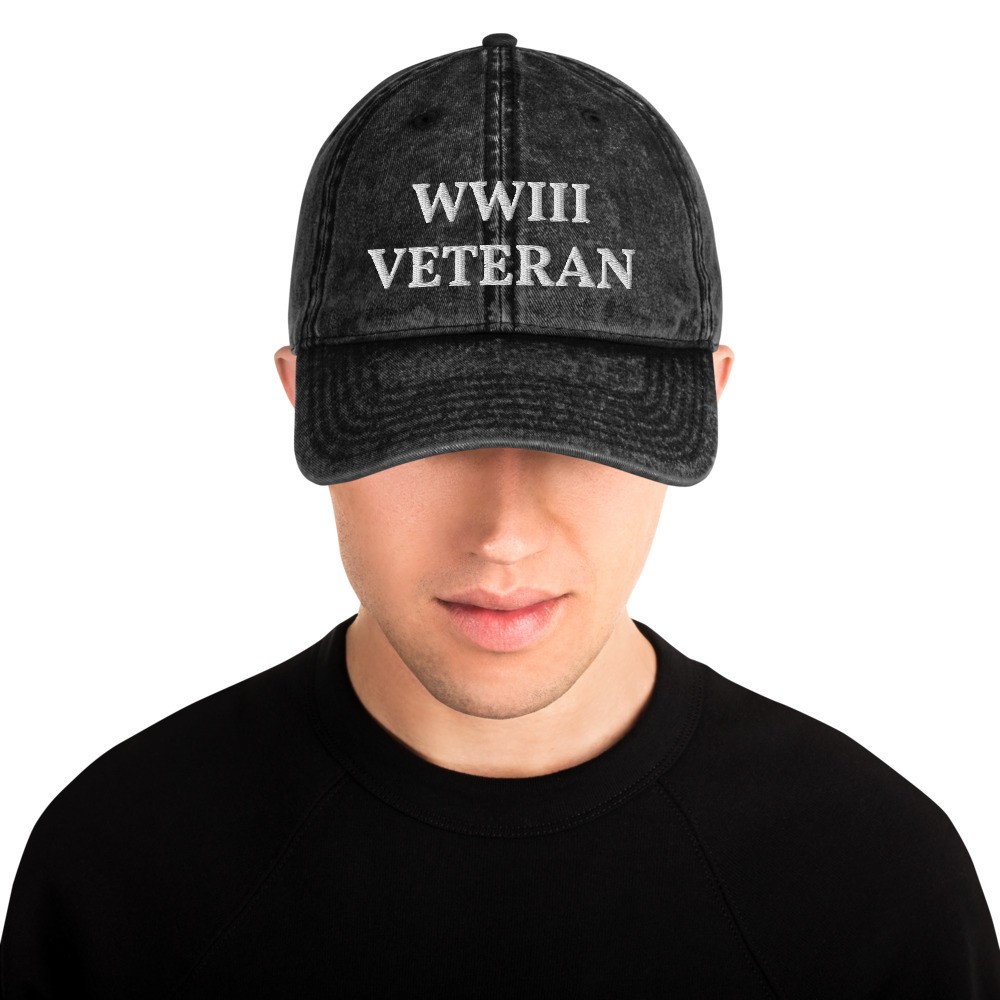 World War 3 Veteran Funny Hat | Fifty Stars Apparel