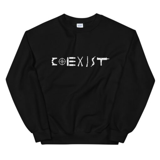 Coexist Pro Guns Sweatshirt 1