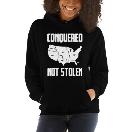 America Conquered Not Stolen Hoodie 2
