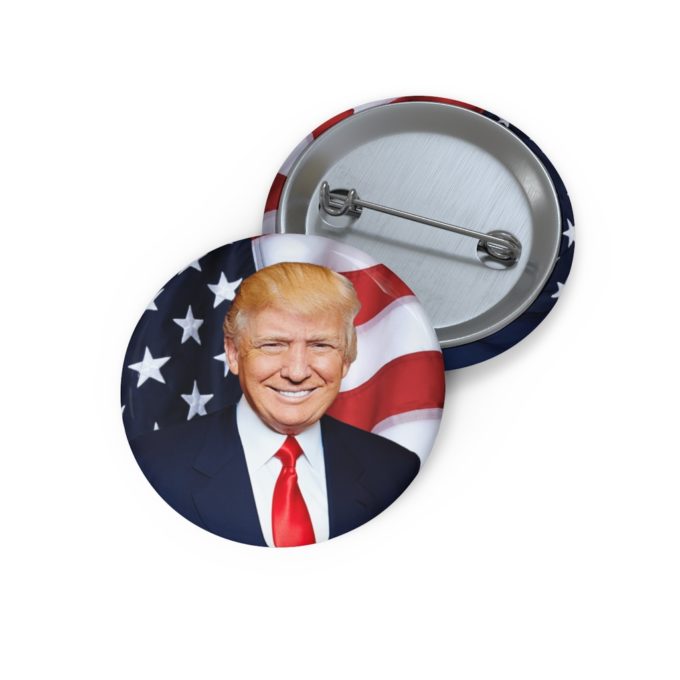 President Donald Trump Pin Button President Donald Trump Pin Button