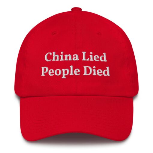 China Lied People Died Hat 2