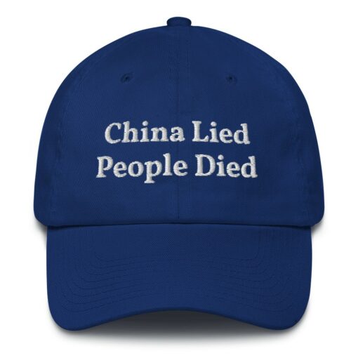 China Lied People Died Hat 1