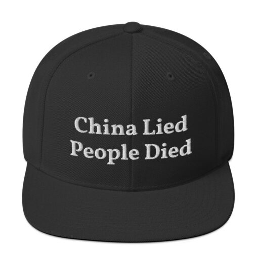 China Lied People Died Snapback 1