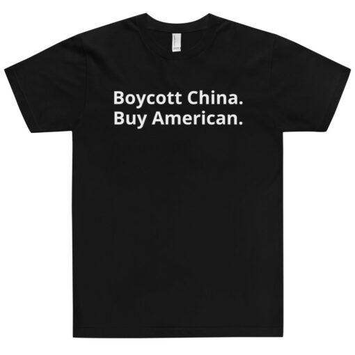 Boycott China Made in USA T-Shirt 1