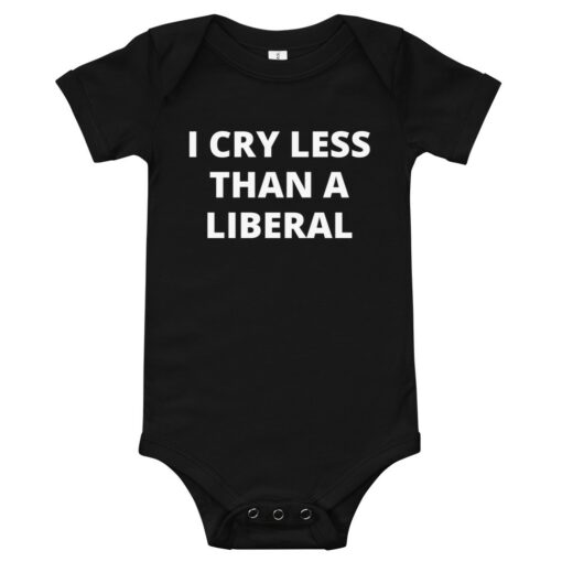 Funny Anti Liberal Baby Bodysuit 1