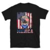 Patriotic American Dog T-Shirt
