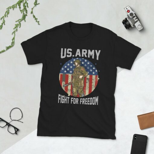US Army Fight For Freedom T-Shirt 3