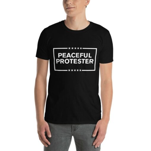 Peaceful Protester Pro Trump T-Shirt 2