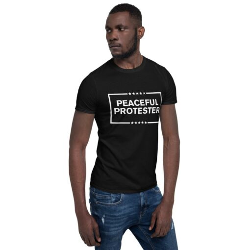 Peaceful Protester Pro Trump T-Shirt 3