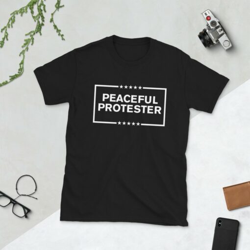Peaceful Protester Pro Trump T-Shirt 1