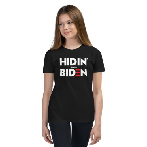 Hidin From Biden Kids T-Shirt 3