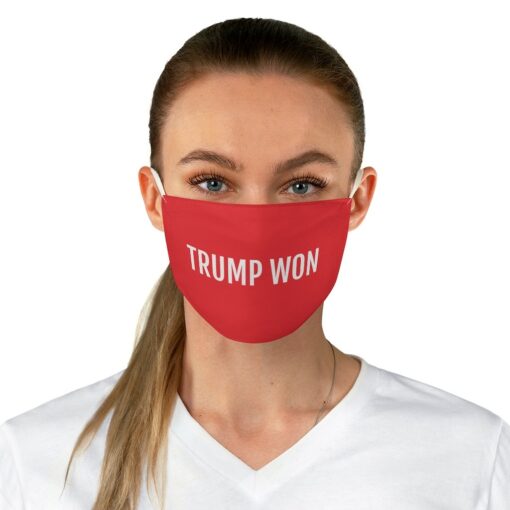 Trump Won Pro Trump Face Mask 2