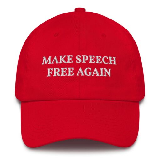 Make Speech Free Again Pro Trump Hat 1