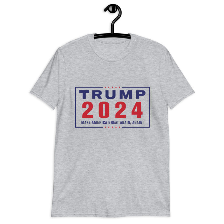 Trump 2024 For President TShirt Fifty Stars Apparel