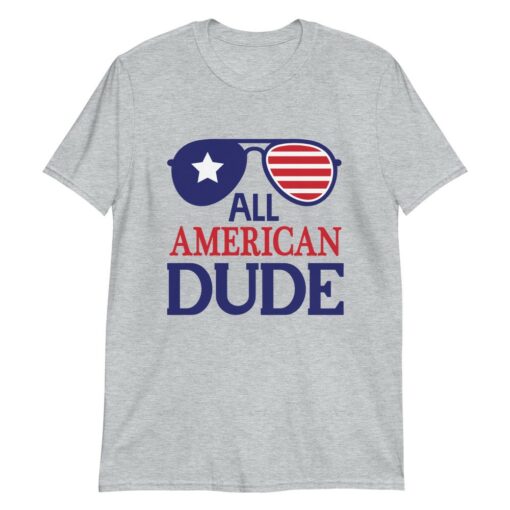 All American Dude 4th of July T-Shirt 1